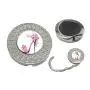 Sonva Purse Hanger Folding Handbag Hook - Crystal High Heels Table Hook Folding Bag Desk Hanger Foldable Holder