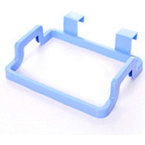 Canghai Hanging Kitchen Cabinet Trash Bag Holder Household Cloths Hanger Towel Rack Blue Canghai Hanging Kitchen Cabinet Trash Bag Holder Household Cloths Hanger Towel Rack Blue