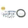 Picture Hanging Kit with Hooks, Nails, Sawtooth Hangers, Screw Eyes, and Wire