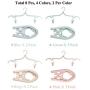 Travel Hangers Folding Hangers with 16 Clips Portable Clothes Hangers, Non-Slip, Lightweight for Home and Travel, 8 PCS Travel Hangers Folding Hangers with 16 Clips Portable Clothes Hangers, Non-Slip, Lightweight for Home and Travel, 8 PCS