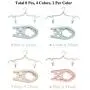 Travel Hangers Folding Hangers with 16 Clips Portable Clothes Hangers, Non-Slip, Lightweight for Home and Travel, 8 PCS Travel Hangers Folding Hangers with 16 Clips Portable Clothes Hangers, Non-Slip, Lightweight for Home and Travel, 8 PCS