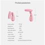 QQT Hanging Ironing Machine, Household Portable Small Portable Folding Travel Iron, Ironing Machine-Lightpink