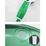 Portable Mini Steam Hanging Machine Handheld Iron Steam Brush Mini Household Iron Ironing Machine, Suitable for Family, Travel-Green