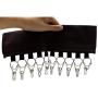Folding Magic Sticker Travel Portable Clothes Hanger,hat organizer over the door，hat organizer for baseball caps wall mount，Change your hanger to a hat hanger - make your hat cleaner than the hat rack