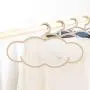 Creative Cloud Hangers, Non Slip Plastic Clothes Hangers No Trace Space Saving for Sweater Shirts Camisole Household-Yellow 5-Pack Creative Cloud Hangers, Non Slip Plastic Clothes Hangers No Trace Space Saving for Sweater Shirts Camisole Household-Yellow 5-Pack