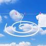 Spiral Shaped Rotating Cloth Hanger Laundry Circular Hanging Drying Rack for Home Laundry Use