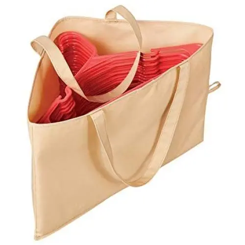 Collections Etc Hanger Storage Bag with Handles for Space Saving and Easier Storage in Closets Collections Etc Hanger Storage Bag with Handles for Space Saving and Easier Storage in Closets