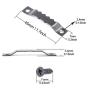 Swpeet 120 Pcs Sawtooth Picture Frame Hanging Hangers Double Hole with Screws, for Home Decoration Creative Picture Frame Hanging (Black) Swpeet 120 Pcs Sawtooth Picture Frame Hanging Hangers Double Hole with Screws, for Home Decoration Creative Picture Frame Hanging (Black)