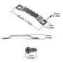 Swpeet 120 Pcs Sawtooth Picture Frame Hanging Hangers Double Hole with Screws, for Home Decoration Creative Picture Frame Hanging (Black)