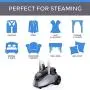 PurSteam Garment Steamer Professional Heavy Duty Industry Leading 2.5 Liter (85 fl.oz.) Water Tank, 60+min of Continuous Steam with 4 Level Steam Adjustment PurSteam Garment Steamer Professional Heavy Duty Industry Leading 2.5 Liter (85 fl.oz.) Water Tank, 60+min of Continuous Steam with 4 Level Steam Adjustment