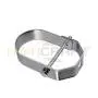 Highcraft HCS-G02-10 Clevis Hanger Standard Galvanized Steel, 2 inches, Chrome, 10 Pack