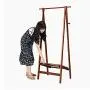 WZP Household Coat Rack Solid Wood Floor Bedroom Folding Rack Creative Living Room Simple Foyer Hanger Clothes Rack Home
