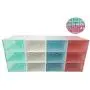 Laitemo Shoe Box,Clear Stackable Storage Shoe Boxes Organizer,4 Colors 12 Pack Laitemo Shoe Box,Clear Stackable Storage Shoe Boxes Organizer,4 Colors 12 Pack