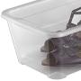 Life Story 5.7-Liter Clear Shoe & Closet Storage Boxes Stacking Container, 10 Pack