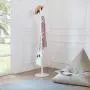 LOHO Wooden Coat Rack Hat Stand 8 Hooks Clothes Scarves Rack Hanger Storage Organizer Standing Hall Tree (White) - Amazon Vine