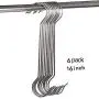 16 Inch Extra Large Heavy Duty Long Outdoor Plant Hanging S Hooks - for Baskets, Bird Feeders, Wind Chimes, Garden Ornaments,Pergola,Closet,Flower Basket,Indoor Outdoor Uses (6 Pack)… 16 Inch Extra Large Heavy Duty Long Outdoor Plant Hanging S Hooks - for Baskets, Bird Feeders, Wind Chimes, Garden Ornaments,Pergola,Closet,Flower Basket,Indoor Outdoor Uses (6 Pack)…