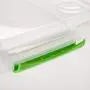 IRIS 40 Quart Underbed Store and Slide Storage Box- Green Handle, Clear IRIS 40 Quart Underbed Store and Slide Storage Box- Green Handle, Clear