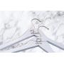 Personalized Bridal Hangers, Custom Wedding Hanger with Bow, Wooden Bridesmaid Hangers, Wedding Dress Hanger for Bride and Groom (White, Center Only + Laser Engraving) Personalized Bridal Hangers, Custom Wedding Hanger with Bow, Wooden Bridesmaid Hangers, Wedding Dress Hanger for Bride and Groom (White, Center Only + Laser Engraving)