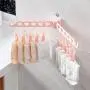 Susens 10 Clips Folding Hanger Travel Portable Wall Hanging Paste Clothes Drying Rack Drying Racks Susens 10 Clips Folding Hanger Travel Portable Wall Hanging Paste Clothes Drying Rack Drying Racks
