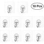 BESTONZON 10pcs Adhesive Heavy Duty Wall Hooks Coat Hooks Robe Towel Hooks Clothes Hooks Wall Hanger Bathroom Kitchen Living Room Door Hooks (Flower)