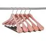 Amber Home 5 Pack Aromatic American Red Cedar Wooden Coat Hangers, Suit Hanger, Jacket Hanger, Clothes hangers with Velvet Pant Bar Natural Color Smooth Finish (17.52Lx2.30W) Amber Home 5 Pack Aromatic American Red Cedar Wooden Coat Hangers, Suit Hanger, Jacket Hanger, Clothes hangers with Velvet Pant Bar Natural Color Smooth Finish (17.52Lx2.30W)