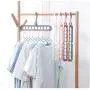 10pcs Random Color Multi-Port Support Circle Clothes Hanger Clothes Drying Racks Multifunction Plastic Scarf Clothes Hanger Hangers Storage Rack 10pcs Random Color Multi-Port Support Circle Clothes Hanger Clothes Drying Racks Multifunction Plastic Scarf Clothes Hanger Hangers Storage Rack