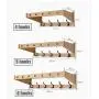 Wall Hook Shelf Rack Wall Hanger Wall Coat Rack Creative Clothes Hanger Natural Bamboo Delicate Porcelain Hook,C+53cm+4hooks Wall Hook Shelf Rack Wall Hanger Wall Coat Rack Creative Clothes Hanger Natural Bamboo Delicate Porcelain Hook,C+53cm+4hooks