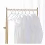 10PCS White Wide Shoulder Cloth Hanger Hook Clothing & Wardrobe Storage Hangers Hanging Hook 10PCS White Wide Shoulder Cloth Hanger Hook Clothing & Wardrobe Storage Hangers Hanging Hook