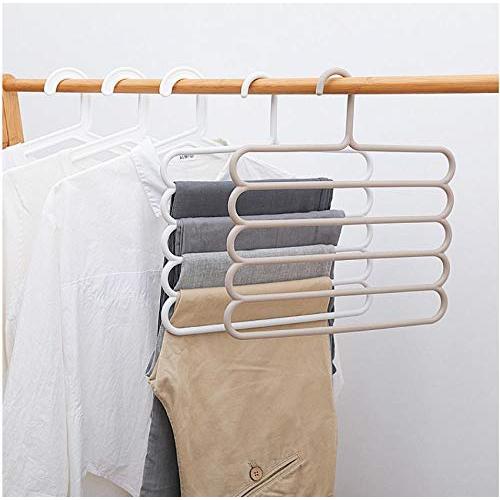 5 Layers Hangers Multifunctional Clothes Hangers Pants Storage Hangers Cloth Rack Multilayer Storage Cloth Hanger 5pcs Random Color 5 Layers Hangers Multifunctional Clothes Hangers Pants Storage Hangers Cloth Rack Multilayer Storage Cloth Hanger 5pcs Random Color