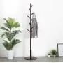 GGYDD Wooden Free Standing Coat Rack, Entryway Hall Tree Coat Hanger with Solid Round Base for Hat,Clothes,Purse,Scarves,Umbrella-Brown 40x170cm(16x67inch) GGYDD Wooden Free Standing Coat Rack, Entryway Hall Tree Coat Hanger with Solid Round Base for Hat,Clothes,Purse,Scarves,Umbrella-Brown 40x170cm(16x67inch)