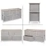 Happybuy 5-Drawer Storage Organizer Unit with Fabric Bins Bedroom Play Room Entryway Hallway Closets Steel Frame MDF Top Dresser Storage Tower Fabric Cube Dresser Chest Cabinet (Beige/Wide) Happybuy 5-Drawer Storage Organizer Unit with Fabric Bins Bedroom Play Room Entryway Hallway Closets Steel Frame MDF Top Dresser Storage Tower Fabric Cube Dresser Chest Cabinet (Beige/Wide)