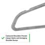 VelvetPros Non-Slip Velvet Hangers (20-Pack) | 360 Swivel Hooks | Durable, Space Saving Clothes Hangers | Suit Hangers | Coat Hangers | Suitable for Dress Clothes, Coats, Jackets and Pants (Black)