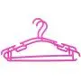 YZFGY 10Pcs Set Portable Children Clothes Hanger Toddler Baby Clothes Coat Plastic Hangers Hook Household for Kids Clothing Organizer Clothes Hanger (Color : Pink)