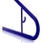 HANGERWORLD 20 Blue 16inch Plastic All Purpose Coat Clothes Garment Pant Skirt Bar Hangers Loop Hooks HANGERWORLD 20 Blue 16inch Plastic All Purpose Coat Clothes Garment Pant Skirt Bar Hangers Loop Hooks