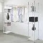 CoziNest Expandable Closet Organizer Free Standing Clothes Hanger Rack Shelves Heavy Duty CoziNest Expandable Closet Organizer Free Standing Clothes Hanger Rack Shelves Heavy Duty
