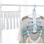 2pcs Random Color Multifunction Circle Clothes Hanger Clothes Drying Rack Plastic Scarf Hangers for Clothes Layer Storage Racks Wardrobe Closet