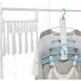 2pcs Random Color Multifunction Circle Clothes Hanger Clothes Drying Rack Plastic Scarf Hangers for Clothes Layer Storage Racks Wardrobe Closet 2pcs Random Color Multifunction Circle Clothes Hanger Clothes Drying Rack Plastic Scarf Hangers for Clothes Layer Storage Racks Wardrobe Closet