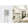 Sanibay Brushed Nickel Stainless Steel Adhesive Hooks Towel Hooks Bag Hat Clothes Hangers Wall Stick Hooks for Bathroom Bedroom Office Kitchen (4 Pieces)