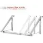 StorageMaid Over The Door Closet Rod ? Heavy-Duty Hanging Clothes Rack Organizer and Hanger for Clothing Or Towels - Great for Home and Dorm Room