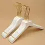 Owl Decoration Wood Hangers - Sainwin 10pcs/lot Adult Wood Hanger White Wooden Hangers for Clothes Rack Women top Grade Hanger Gold Hook(30pcs can Logo) Owl Decoration Wood Hangers - Sainwin 10pcs/lot Adult Wood Hanger White Wooden Hangers for Clothes Rack Women top Grade Hanger Gold Hook(30pcs can Logo)
