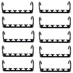 Kithwaro Space Saving Hangers,10 Pack Magic Clothes Hangers Multifunctional Hangers Cascading Hanger Plastic Sturdy Closet Organizer Hold up to 11 lb per Hanger