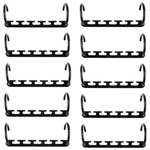 Kithwaro Space Saving Hangers,10 Pack Magic Clothes Hangers Multifunctional Hangers Cascading Hanger Plastic Sturdy Closet Organizer Hold up to 11 lb per Hanger