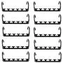 Kithwaro Space Saving Hangers,10 Pack Magic Clothes Hangers Multifunctional Hangers Cascading Hanger Plastic Sturdy Closet Organizer Hold up to 11 lb per Hanger Kithwaro Space Saving Hangers,10 Pack Magic Clothes Hangers Multifunctional Hangers Cascading Hanger Plastic Sturdy Closet Organizer Hold up to 11 lb per Hanger