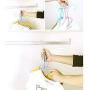 HHXD 5Pcs Portable Clothes Hanger Organizer,with Handles Save Space Storage Coat Hangers Fashion/Pink / 19.2 x 4.8cm