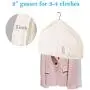 MISSLO Cotton Shoulder Covers for Clothes Hanging Breathable Garment Bag Clothing Dust Protector Closet Storage with 2" Gusset for Suit, Jacket, Shirt, Coat, Dress (Set of 12) MISSLO Cotton Shoulder Covers for Clothes Hanging Breathable Garment Bag Clothing Dust Protector Closet Storage with 2" Gusset for Suit, Jacket, Shirt, Coat, Dress (Set of 12)