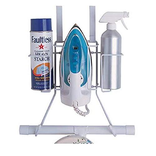 Organize It All Ironing Board Hanger with Storage, Wall-Mount/Over-the-Door