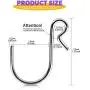 50Pcs S Hooks, HNYYZL Heavy-duty S Shaped Hook Connectors Corrosion Protection Metal Hangers Hanging Hooks, Fixed Securely and Not Slip Off, Suit for Indoor and Outdoor Hanging(1.3”/3.5cm, Silver) 50Pcs S Hooks, HNYYZL Heavy-duty S Shaped Hook Connectors Corrosion Protection Metal Hangers Hanging Hooks, Fixed Securely and Not Slip Off, Suit for Indoor and Outdoor Hanging(1.3”/3.5cm, Silver)
