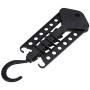 5pcs Random Color Multifunction Space Saving Folding Clothes Hanger Clothing Magic Hanging Drying Fold Hook Closet Rack Wardrobe Organizer