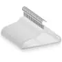 Casafield 50 Ivory Velvet Suit Hangers - Space-Saving Non-Slip Clothes Hanger Casafield 50 Ivory Velvet Suit Hangers - Space-Saving Non-Slip Clothes Hanger