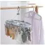 2pcs Random Color Foldable Round Clothes Hanger Rack Socks Clips Suitable for Travel and Home use. Home Travel, Home, etc Laundry 2pcs Random Color Foldable Round Clothes Hanger Rack Socks Clips Suitable for Travel and Home use. Home Travel, Home, etc Laundry